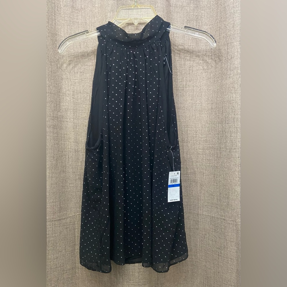 1. State Black Halter Maxi Top with mini studs